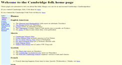 Desktop Screenshot of cambridgefolk.org.uk